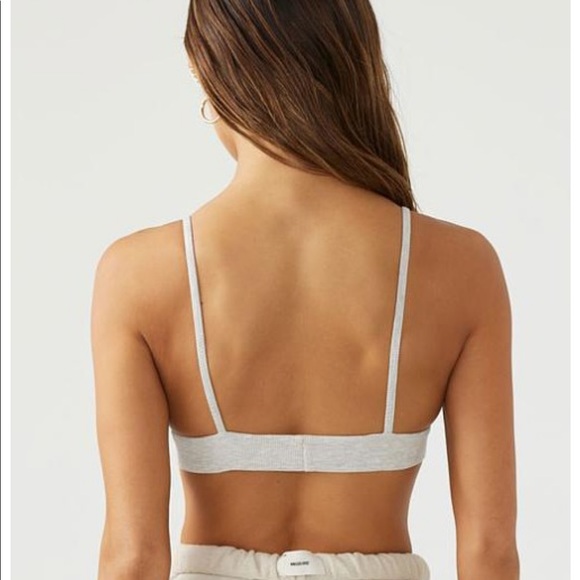 Joah Brown pearl gray triangle bra - Picture 3 of 9